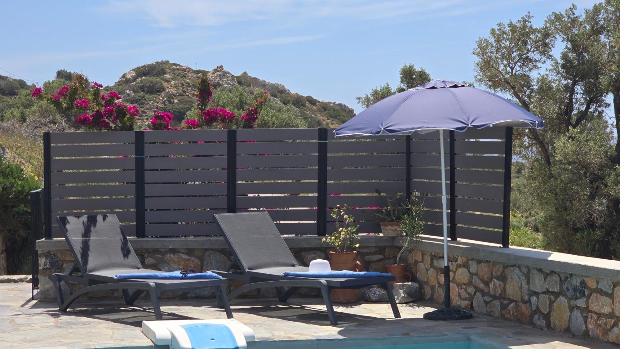 Villa Mavri Ruhige Private Pool Villa, Meerblick Agia Paraskevi  エクステリア 写真