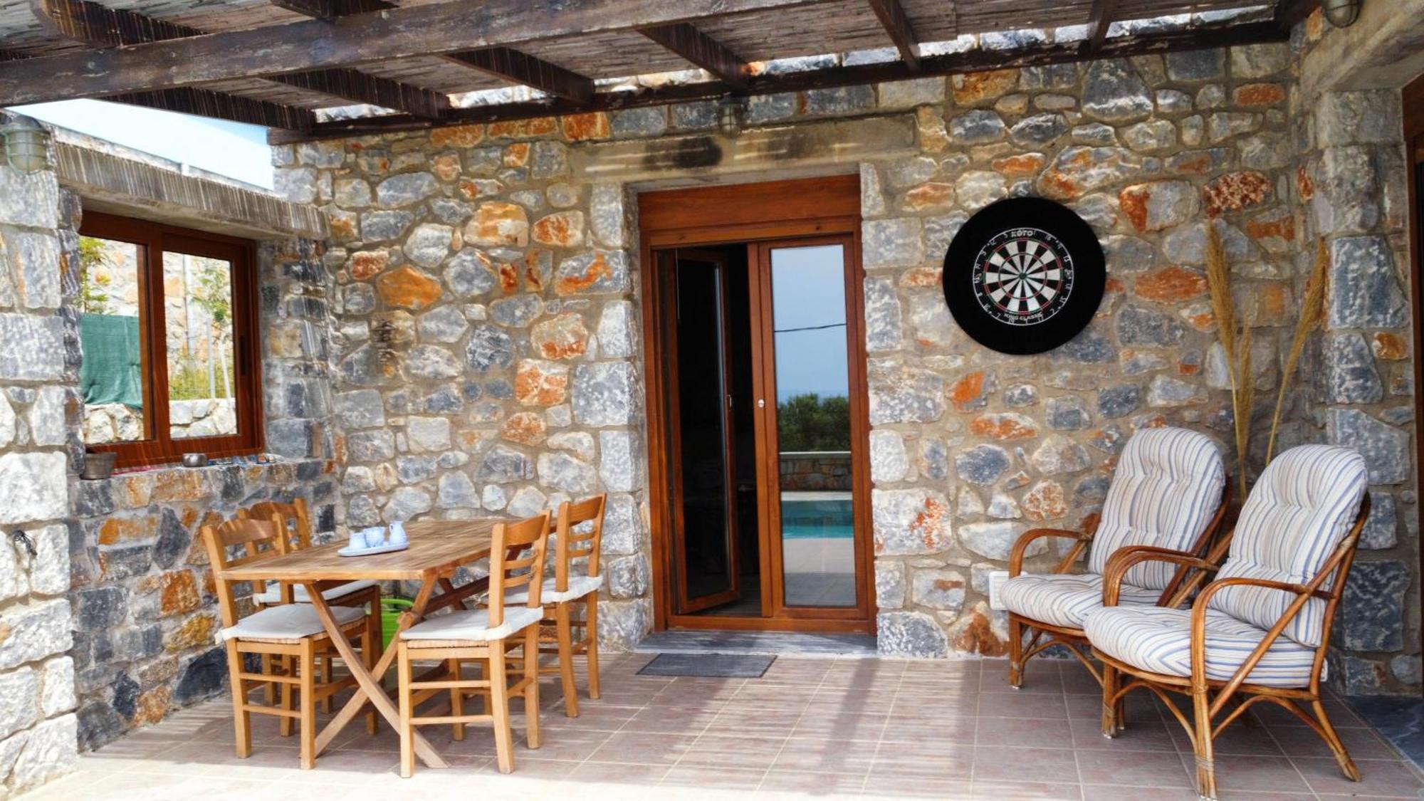 Villa Mavri Ruhige Private Pool Villa, Meerblick Agia Paraskevi  部屋 写真